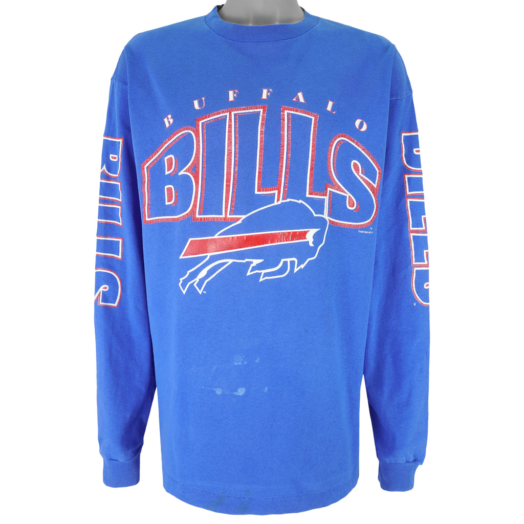 NFL (True Fan) - Buffalo Bills Crew Neck Sweatshirt 1996 X-Large Vintage Retro Football