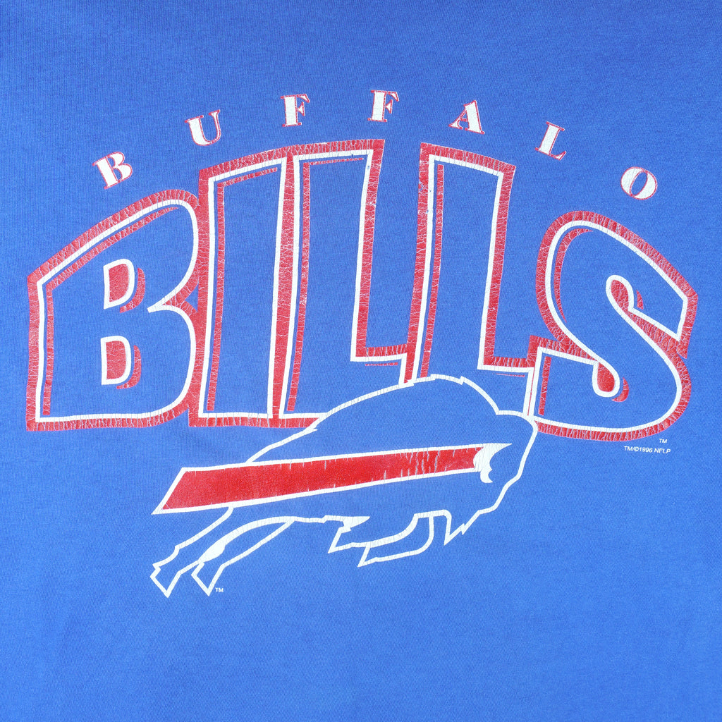 NFL (True Fan) - Buffalo Bills Crew Neck Sweatshirt 1996 X-Large Vintage Retro Football