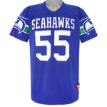 NFL (Rawlings) - Seattle Seahawks Single Stitch T-Shirt 1990s X-Large Vintage Retro College