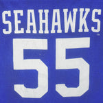 NFL (Rawlings) - Seattle Seahawks Single Stitch T-Shirt 1990s X-Large Vintage Retro College