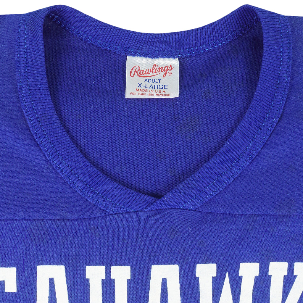 NFL (Rawlings) - Seattle Seahawks Single Stitch T-Shirt 1990s X-Large Vintage Retro College