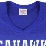 NFL (Rawlings) - Seattle Seahawks Single Stitch T-Shirt 1990s X-Large Vintage Retro College