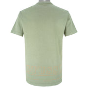 Stussy - Light Green Big Logo T-Shirt 1990s Large Vintage Retro