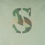 Stussy - Light Green Big Logo T-Shirt 1990s Large Vintage Retro