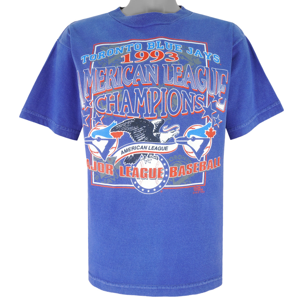 MLB (Chalk Line) - Toronto Blue Jays Champions T-Shirt 1993 Small Vintage Retro Baseball