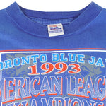 MLB (Chalk Line) - Toronto Blue Jays Champions T-Shirt 1993 Small Vintage Retro Baseball