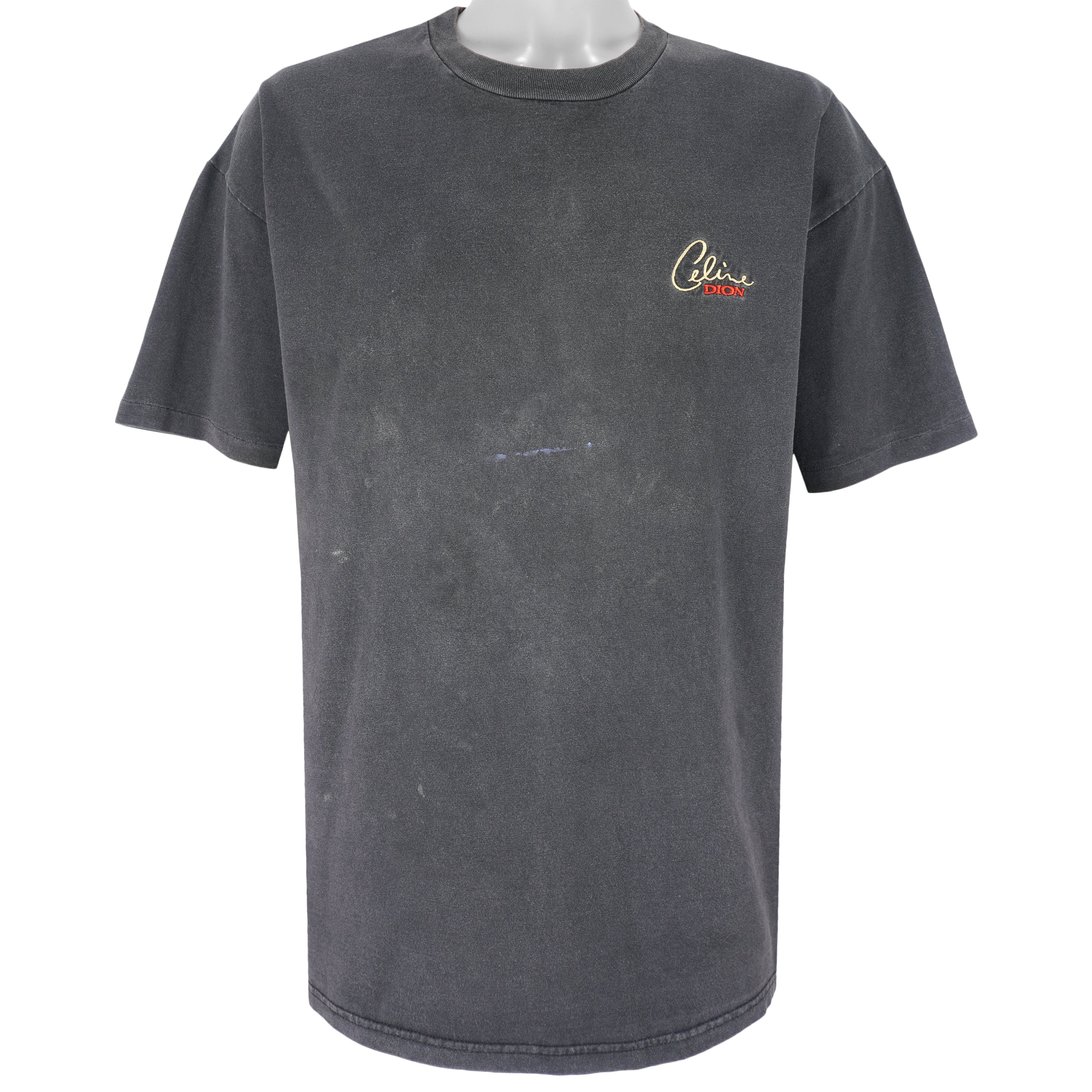 Vintage (Hanes) - Dion Celine Falling Into You T-Shirt 1990s X-Large Vintage Retro