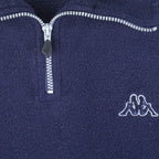 Kappa - Blue 1/4 Zip Fleece Sweatshirt 1990s Large Vintage Retro