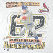 MLB (Pro Player) - Cardinals Mark McGwire Home Run Record T-Shirt 1998 Medium Vintage Retro Baseball