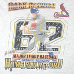 MLB (Pro Player) - Cardinals Mark McGwire Home Run Record T-Shirt 1998 Medium Vintage Retro Baseball
