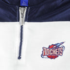 Starter - Houston Rockets 1/4 Zip Warm Up Jersey 1990s Large Vintage Retro Basketball