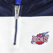 Starter - Houston Rockets 1/4 Zip Warm Up Jersey 1990s Large Vintage Retro Basketball