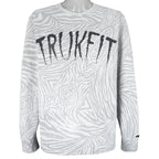 Vintage (TRUKFIT) - Grey Neck Sweatshirt 2000s XX-Large Vintage Retro