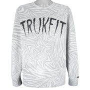 Vintage (TRUKFIT) - Grey Neck Sweatshirt 2000s XX-Large Vintage Retro