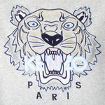 Kenzo - Grey Kenzo Paris Lion Crew Neck Sweatshirt 1990s Medium Vintage Retro