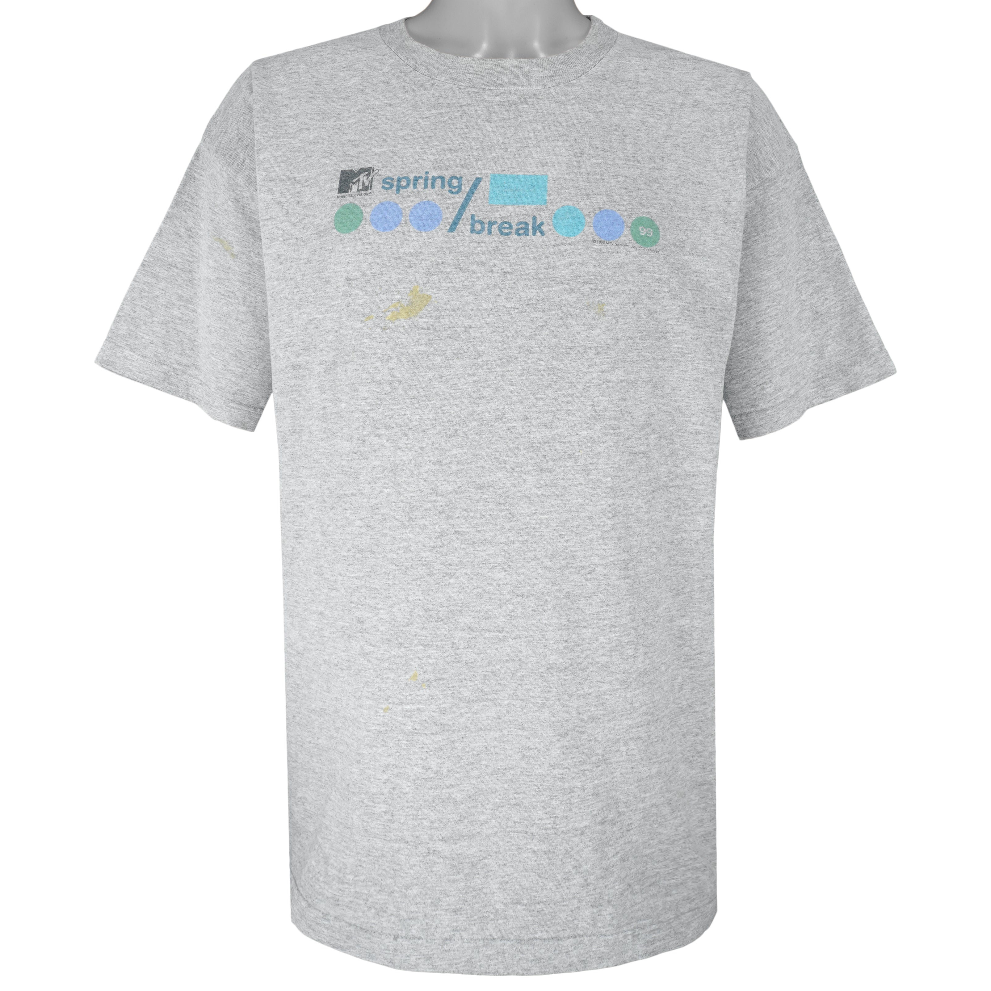 Vintage - MTV Spring Break Single Stitch T-Shirt 1998 X-Large Vintage Retro