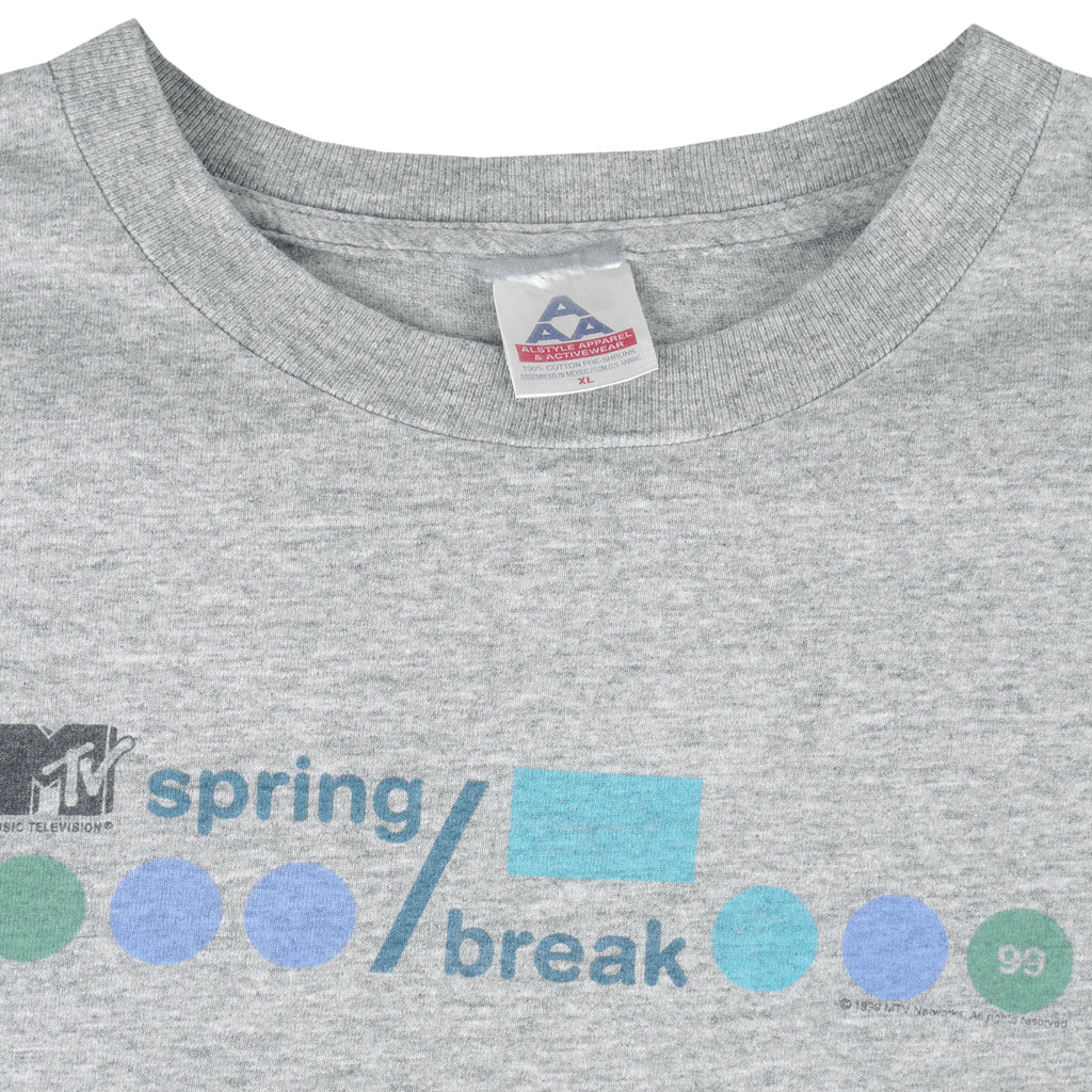 Vintage - MTV Spring Break Single Stitch T-Shirt 1998 X-Large Vintage Retro