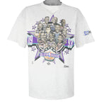 NBA (Salem) - Utah Jazz All Stars Game East VS West Caricature T-Shirt 1993 X-Large Vintage Retro Basketball