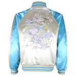 Vintage - Peanuts The World Famous Comic Strip Snoopy Satin Jacket 1990s Small