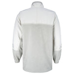 Adidas - Grey 1/2 Zip Fleece Sweatshirt 1990s Medium Vintage Retro
