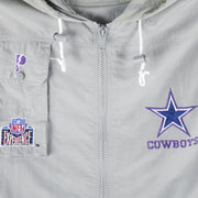 NFL (Pro Player) - Dallas Cowboys Hooded Sleeveless Shirt 1990s Large Vintage Retro Football