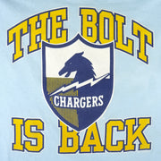 NFL (Logo7) - San Diego Chargers The Bolt Is Back T-Shirt 1994 XX-Large Vintage Retro Football