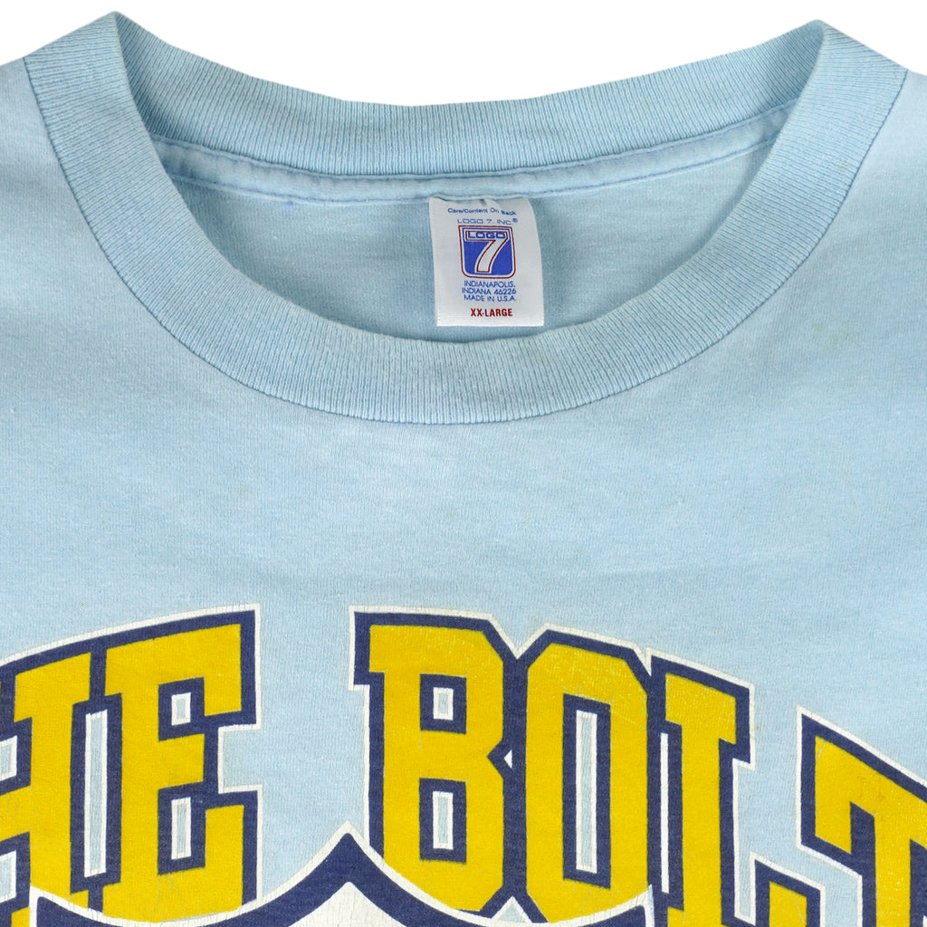 NFL (Logo7) - San Diego Chargers The Bolt Is Back T-Shirt 1994 XX-Large Vintage Retro Football