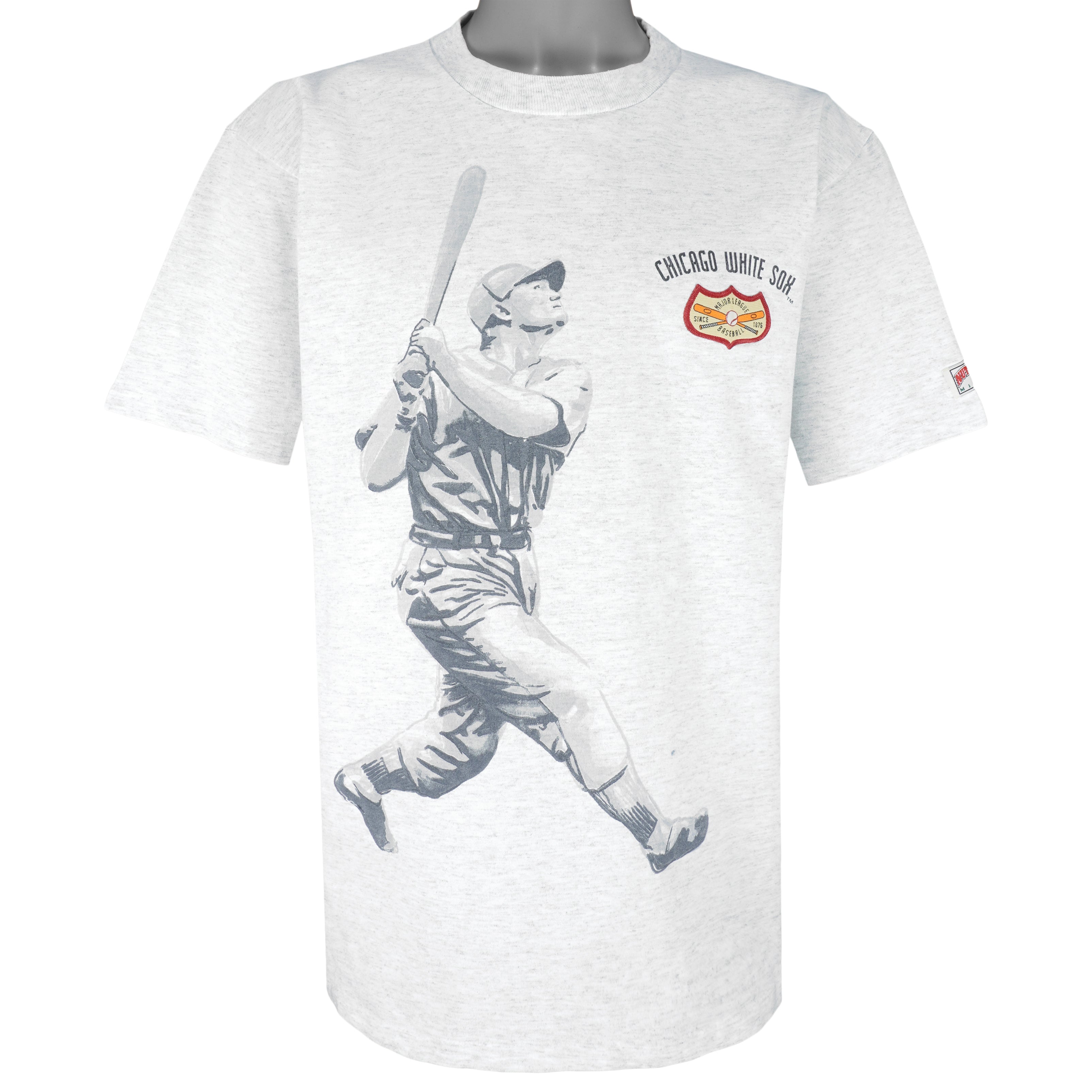 MLB (Nutmeg) - Chicago White Sox Single Stitch T-Shirt 1990s X-Large Vintage Retro Baseball
