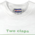 Vintage - Two Claps & a Ric Flair Crew Neck Sweatshirt 1990s X-Large Vintage Retro