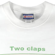 Vintage - Two Claps & a Ric Flair Crew Neck Sweatshirt 1990s X-Large Vintage Retro