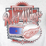 NHL (Tultex) - Detroit Red Wings Crew Neck Sweatshirt 1990s X-Large Vintage Retro Hockey