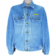 Vintage - La Poste Button-Up Denim Jacket 1990s Large Vintage Retro