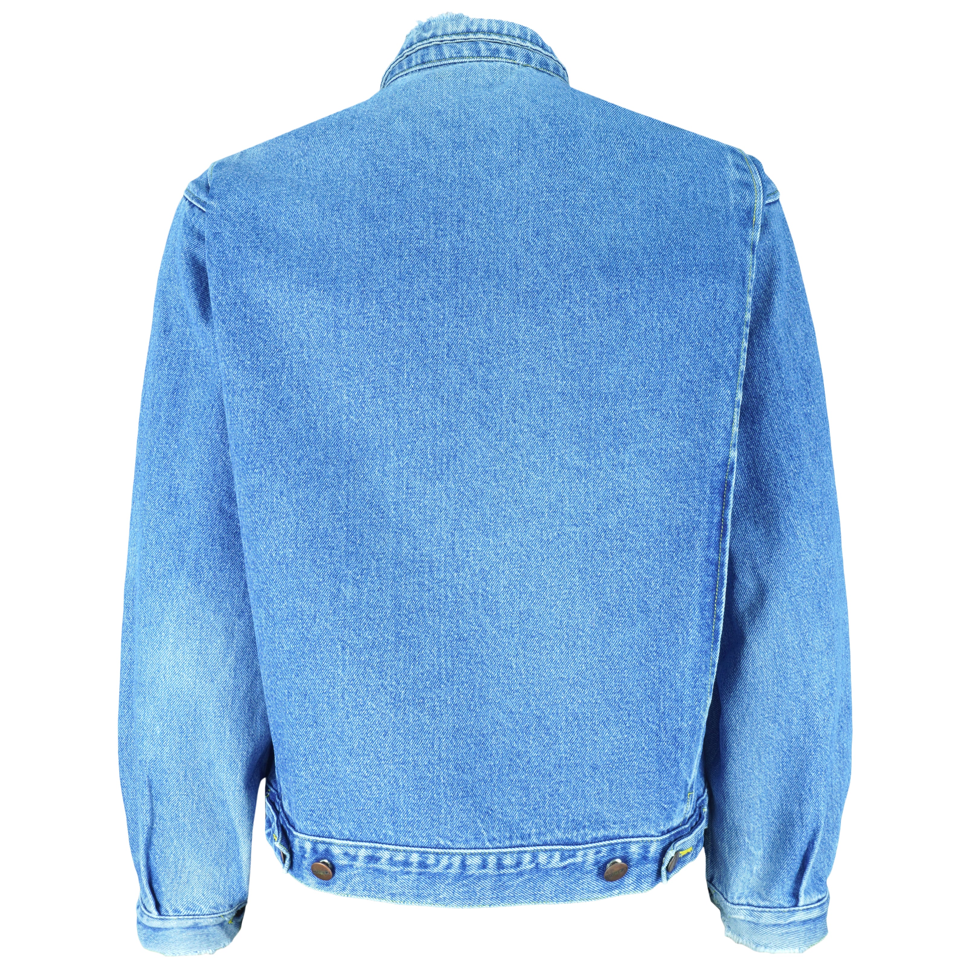 Vintage - La Poste Button-Up Denim Jacket 1990s Large Vintage Retro