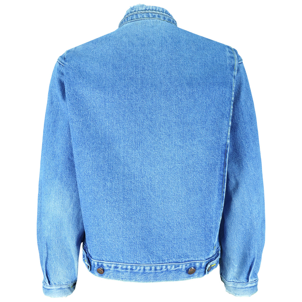 Vintage - La Poste Button-Up Denim Jacket 1990s Large Vintage Retro