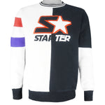 Starter - Black Label Embroidered Crew Neck Sweatshirt 2000s Small