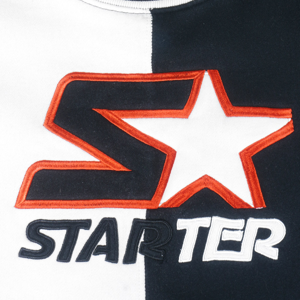 Starter - Black Label Embroidered Crew Neck Sweatshirt 2000s Small Vintage Retro