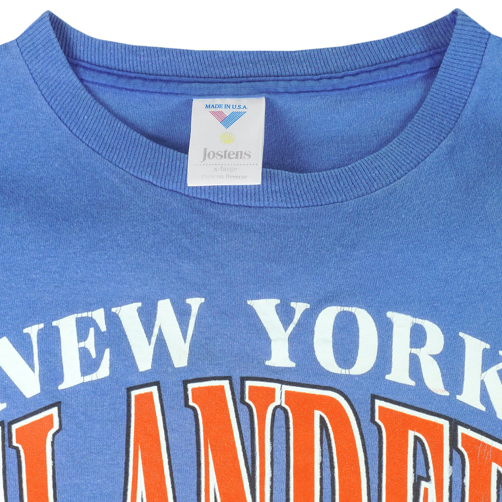 NHL (Jostens) - New York Islanders Single Stitch T-Shirt 1991 X-Large Vintage Retro Hockey