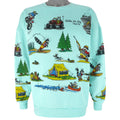 Vintage - Whistlin Jack Lodge Crew Neck Sweatshirt 1994 Medium Vintage Retro