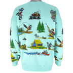 Vintage - Whistlin Jack Lodge Crew Neck Sweatshirt 1994 Medium Vintage Retro