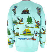 Vintage - Whistlin Jack Lodge Crew Neck Sweatshirt 1994 Medium Vintage Retro