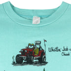 Vintage - Whistlin Jack Lodge Crew Neck Sweatshirt 1994 Medium Vintage Retro