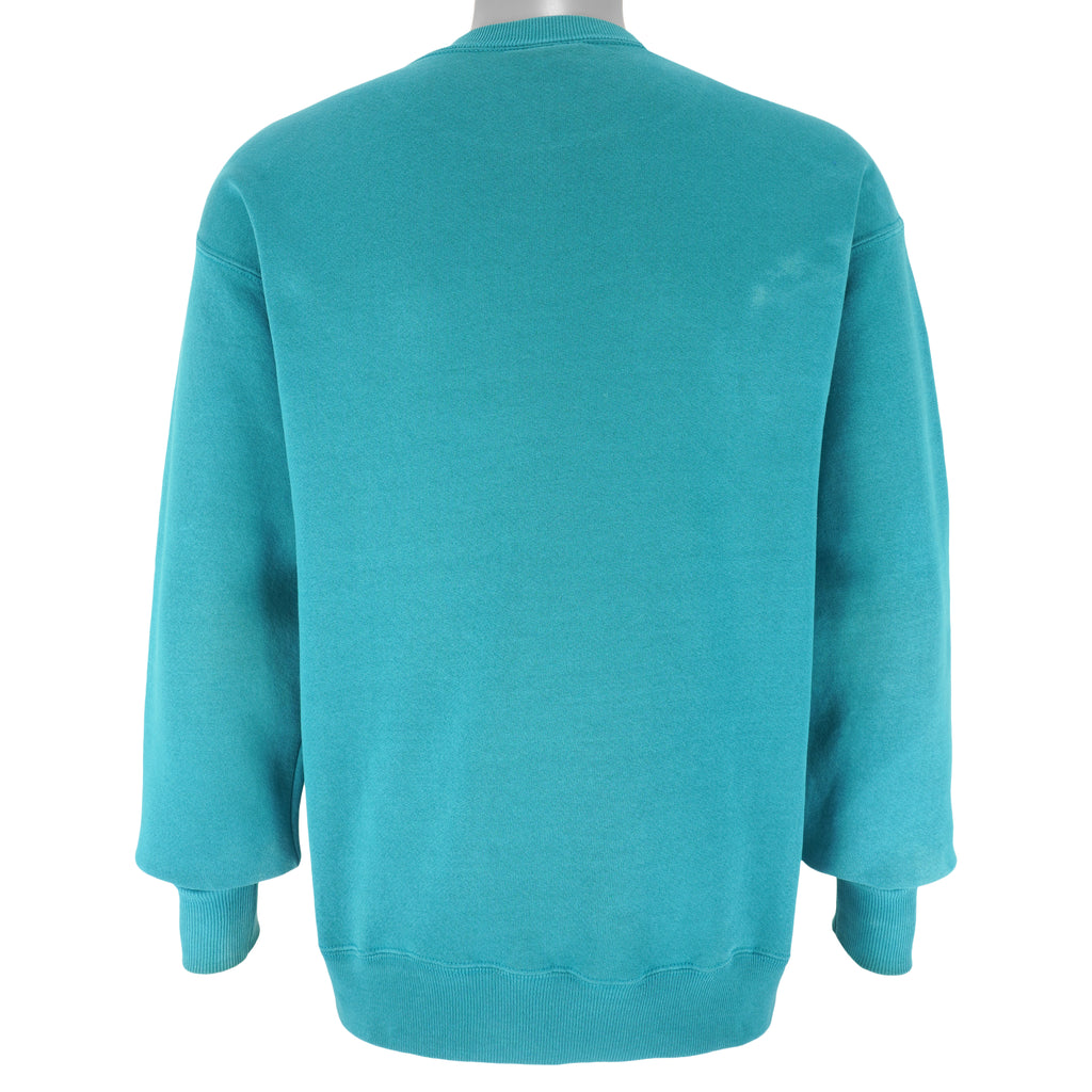 NBA (Lee) - Charlotte Hornets Crew Neck Sweatshirt 1990s Large Vintage Retro Basketball
