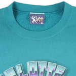NBA (Lee) - Charlotte Hornets Crew Neck Sweatshirt 1990s Large Vintage Retro Basketball