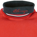 NBA (The Game) - Chicago Bulls Turtleneck Sweatshirt 1990s Large Vintage Retro Basketball