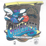 NBA (Magic Johnson T's) - Charlotte Hornets Court Tested Deadstock T-Shirt 1990s X-Large Vintage Retro Basketball