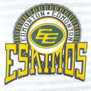 CFL - Edmonton Eskimos Football Club T-Shirt 1992 Large Vintage Retro Football