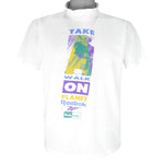 Reebok - Take A Walk On Planet Single Stitch T-Shirt 1990s Medium