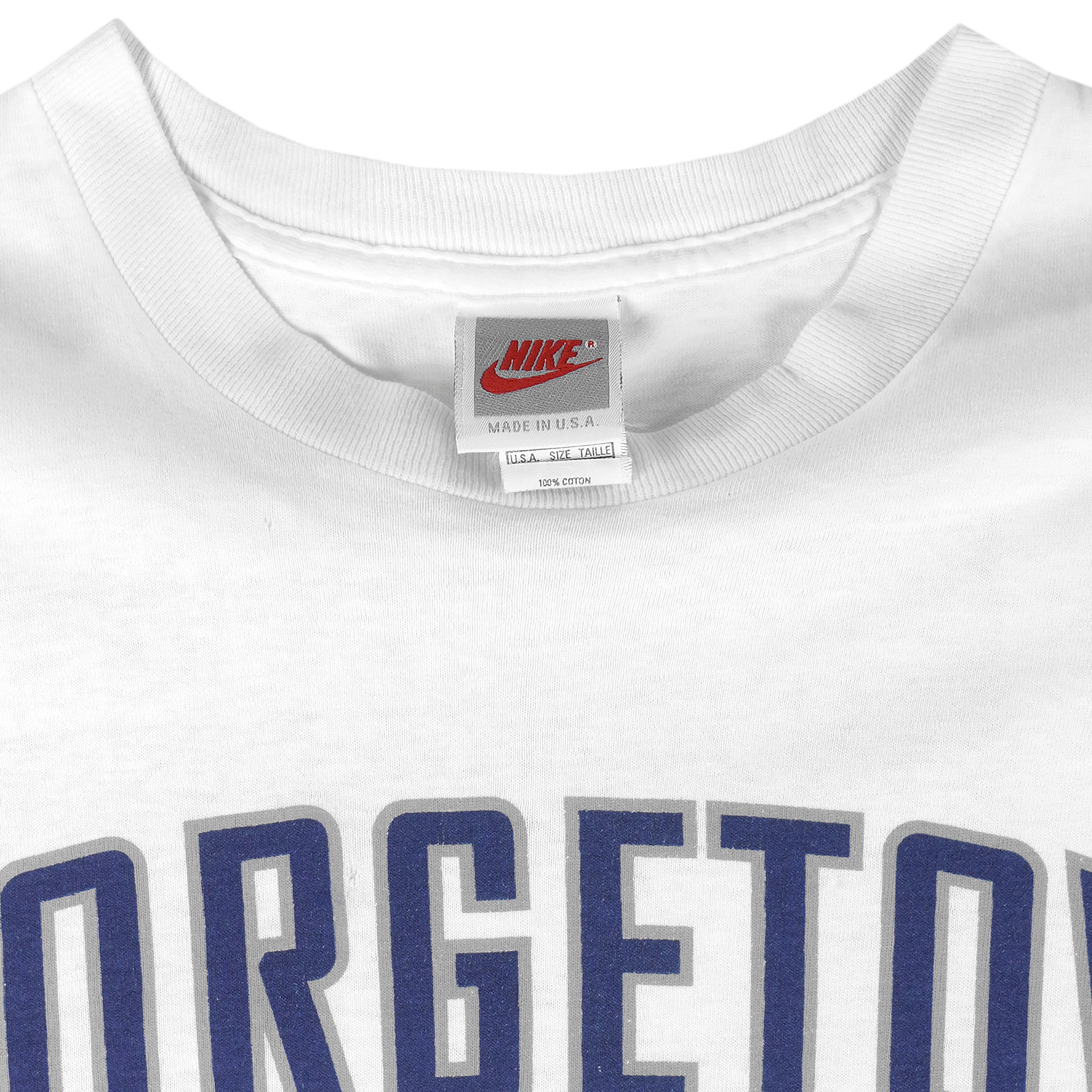 Nike - University of Georgetown Hoyas T-Shirt 1990s X-Large Vintage Retro
