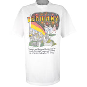 Vintage (Touch Of Gold) - Germany Unity And Right And Freedom T-Shirt 1990s X-Large Vintage Retro