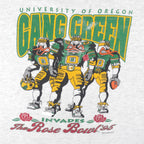 NCAA - University of Oregon Ducks Invades The Rose Bowl T-Shirt 1995 X-Large Vintage Retro Football College